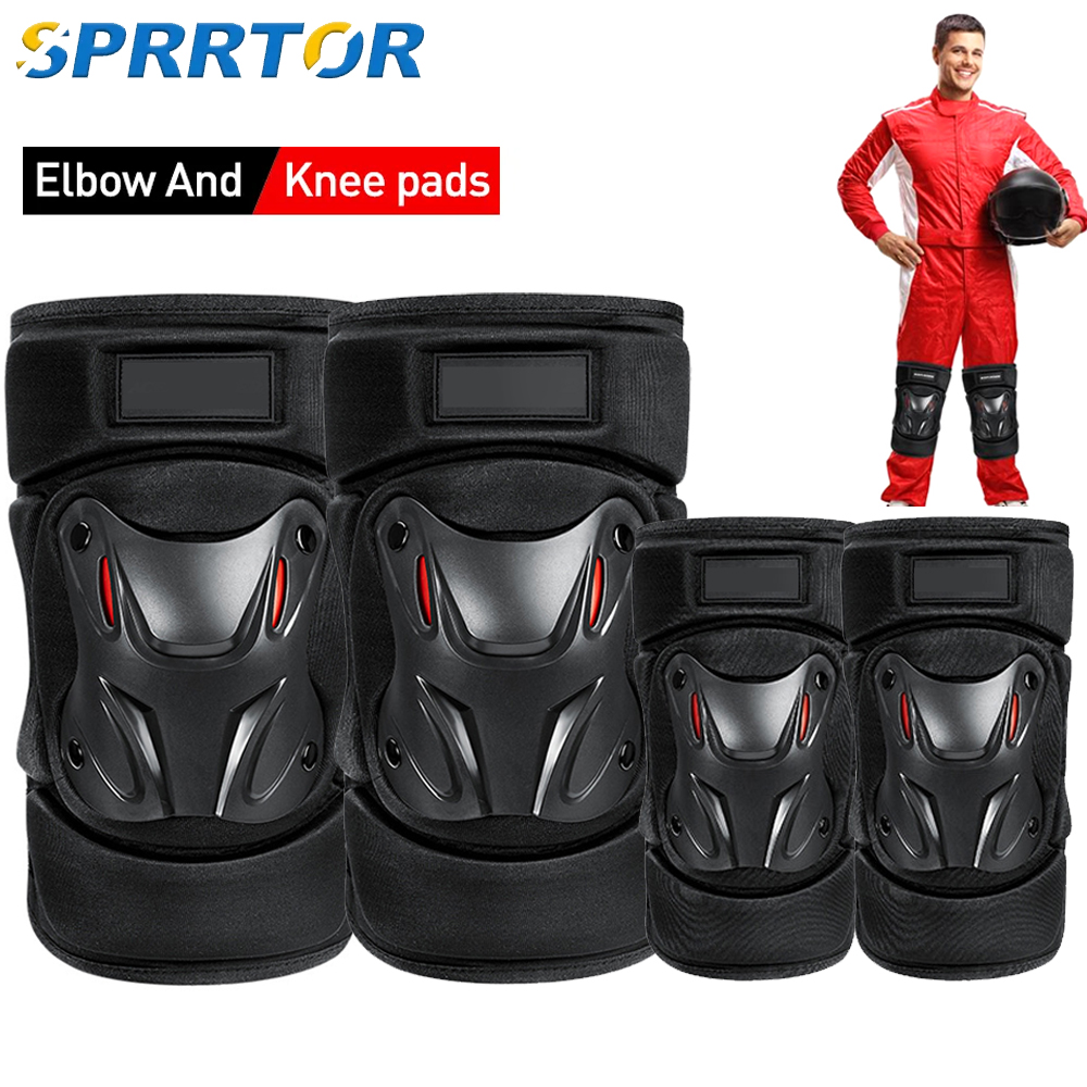 Mountain Biking Elbow Pads - Rodilleras protectoras para motocicleta, soporte para